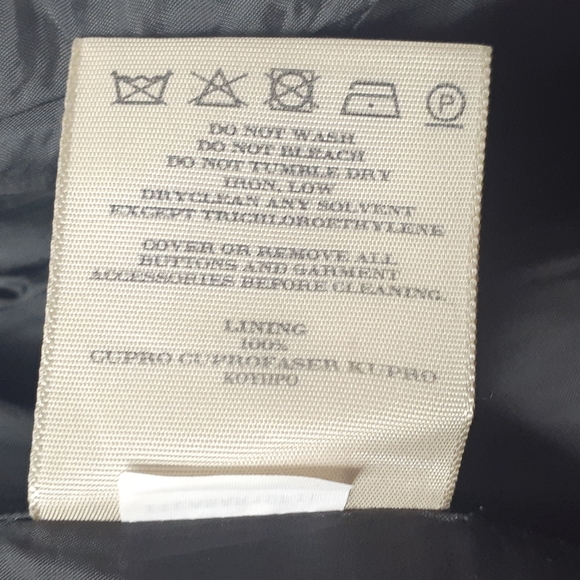 Women's Burberry Coat, Slate Gray, Size 2 - Picture 10 of 13